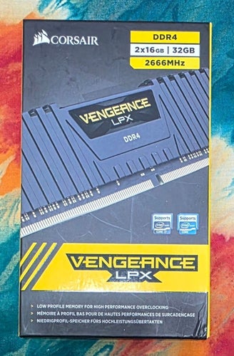 Corsair Vengeance LPX DDR4 RAM 32GB (2x16GB) 2666MHz