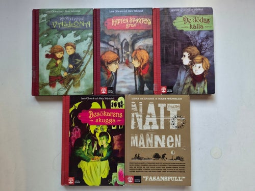 Krabbsjögrund 5 st böcker - Lena Ollmark & Mats Wänblad (Paket)
