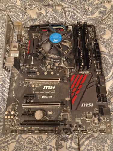 MSI Z170A-S02 Moderkort med Intel i5 6400 8gb ram