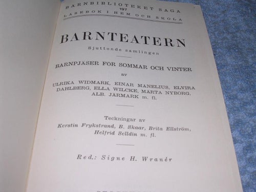 Barnteatern - sjuttonde samlingen barnbiblioteket saga: 197