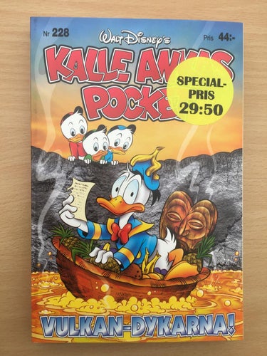 KALLE ANKAS POCKET - Nr 228 - VULKAN-DYKARNA!