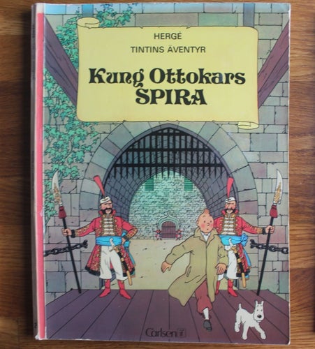 Tintin Kung Ottokars spira 1972 1:a upp