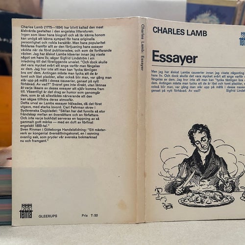 Essayer av Charles Lamb, bok, Very good plus