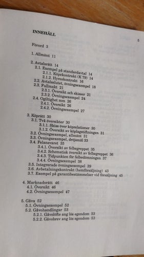 Studiematerial för juridisk grundkurs av Folke Grauers, bok, Very Fine plus