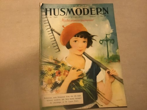 HUSMODERN NR 25 1930 PRINSESSOR,SKATTUNGE,BERIT SPONG ÖREBRO,ULRIKSDAL