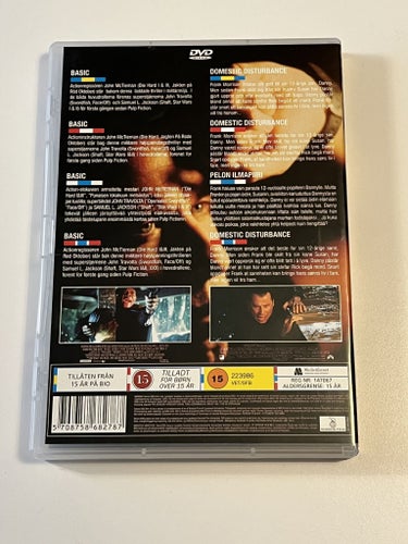 Basic / Domestic Disturbance (John Travolta, 2-disc). Beg. DVD