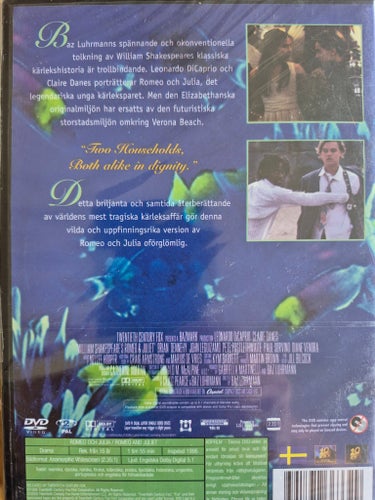 Romeo + Julia DVD Ny/Inplastad