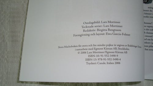 Hälge ! Stora Machoboken av Lars Mortimer ! 2006 ! Varning för Uffe !
