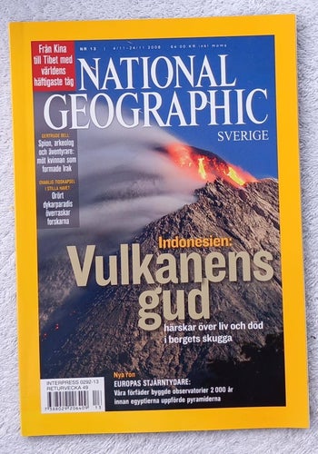 National geographic, 13/2008 – Indonesiens vulkaner, Irak, Kingmanrevet