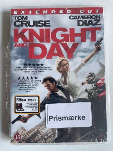 Knight and Day (Extended Cut) DVD. Fabriksforseglet