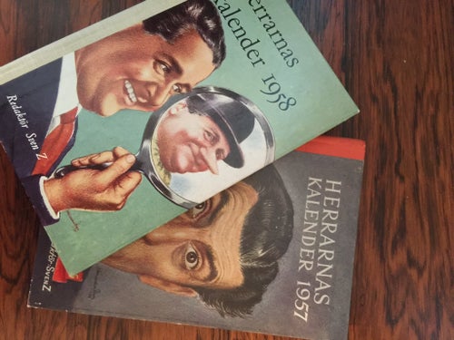 Herrarnas Kalender 1957 och 1958 av Sven Z