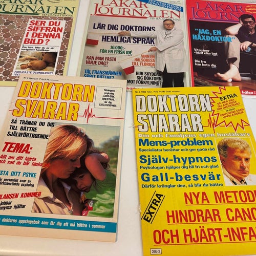 Läkarjournalen & Doktorn Svarar – 5 retro hälsotidningar 1981–1982
