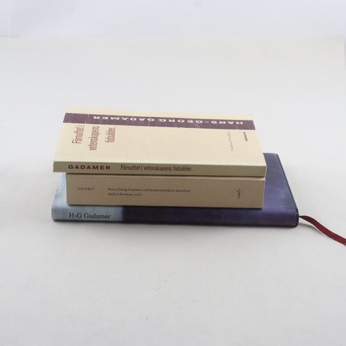 Hans-Georg Gadamer, bokpaket med 3 volymer