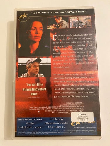 The Gingerbread Man - HYRFILM - Ex Rental (VHS)