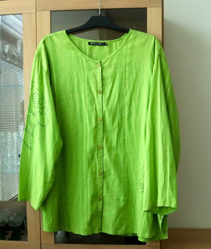 ***Snygg blus/tunika från Gudrun Sjödén i storlek L/XL, Nyskick***
