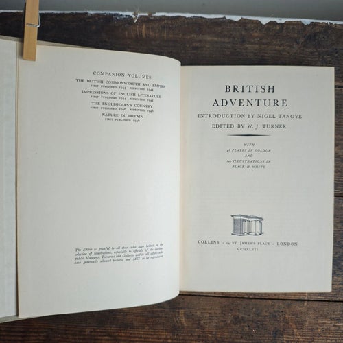 Engelsk Litteratur, British Adventure av Nigel Tangye, 1947