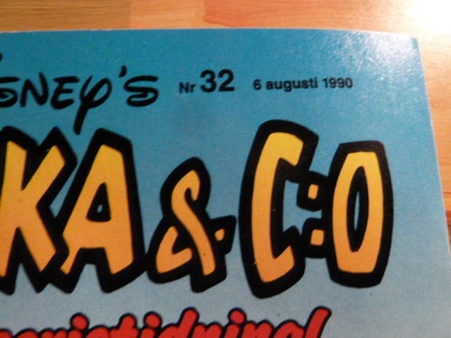KALLE ANKA & C:O, 1990 NR 32, TIDNING