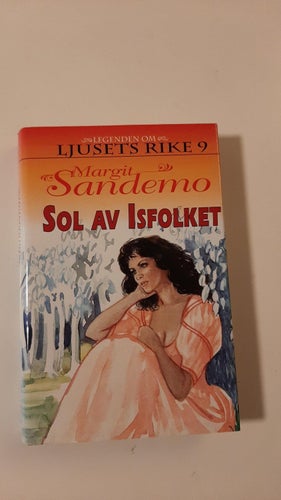 LJUSETS RIKE 9 SOL AV ISFOLKET MARGIT SANDEMO INBUNDEN MED OMSLAG I FINT SKICK