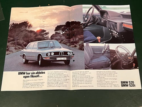 BMW 520 Broschyr