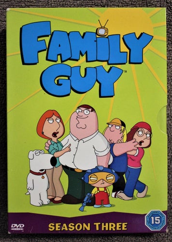 FAMILY GUY SESON THREE EJ SVENSKTEXTAD
