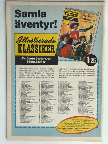 Ill Klassiker - 169. Fyra män i en livbåt. VF+