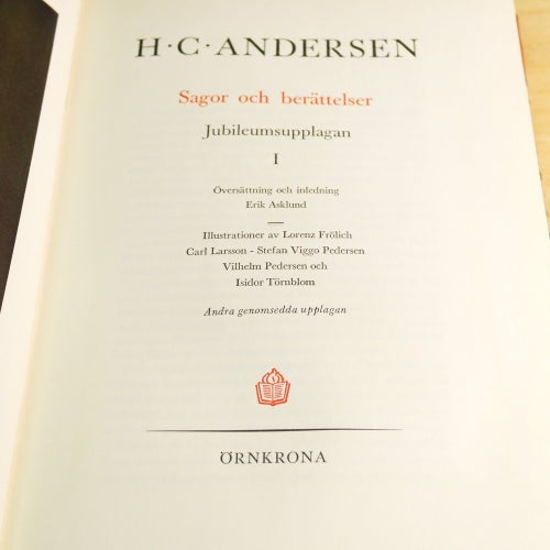 H. C. Andersen - Sagor och berättelser I - III - Jubileumsupplagan