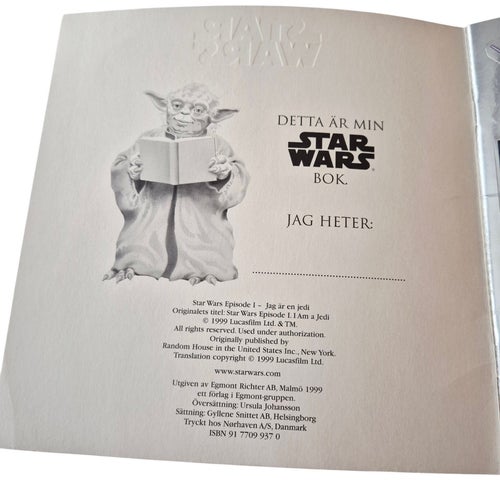 Qui-Gon Jinn - Jag är en Jedi, Star Wars Episode 1, bok med stickers