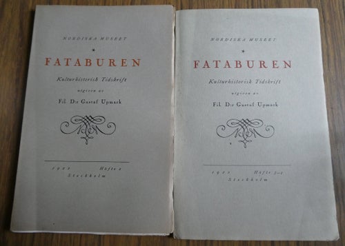 Fataburen Kulturhistorisk tidskrift 1922