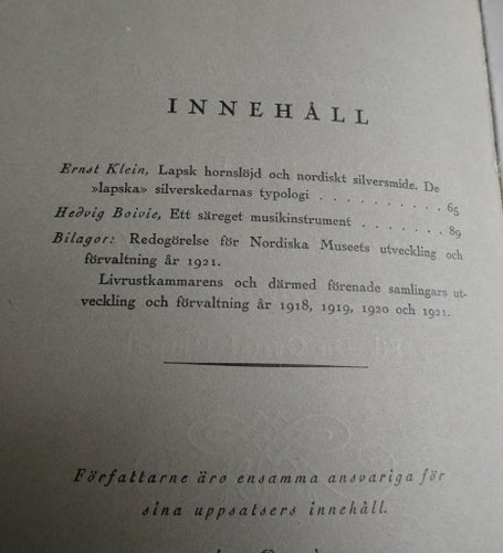 Fataburen Kulturhistorisk tidskrift 1922