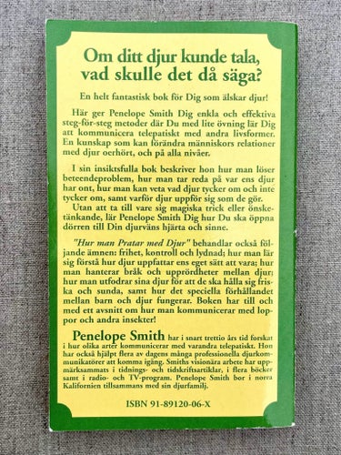 Hur man Pratar med Djur av Penelope Smith, 1999