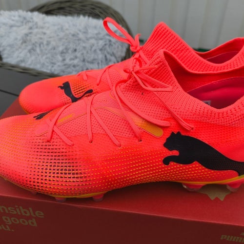 Puma Fotbollsskor, Orange, Storlek 42.5