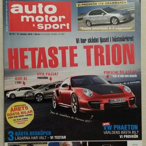Auto motor & sport nr 22 2010: Porsche 911 GT2 RS, Mercedes SLS AMG, Alpina B5