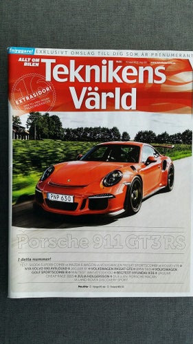 Teknikens Värld nr 20 2015: VW Golf Sportscombi R, BMW 340i, Porsche 911 GT3 RS
