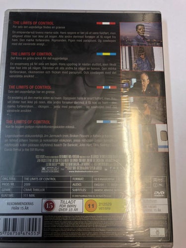 DVD - Limits of Control - Inplastad