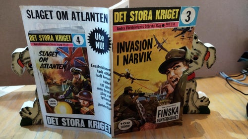 Det stora kriget 1966 nr 3 Invasion i Narvik. Very Good plus