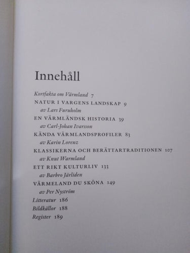 Värmland av Bilda Förlag. Bok. Very Fine plus