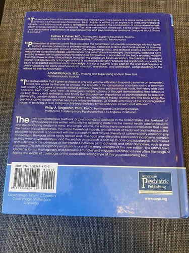 Textbook of psychoanalysis