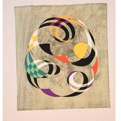 "Häxring" serigrafi av Pierre Olofsson
