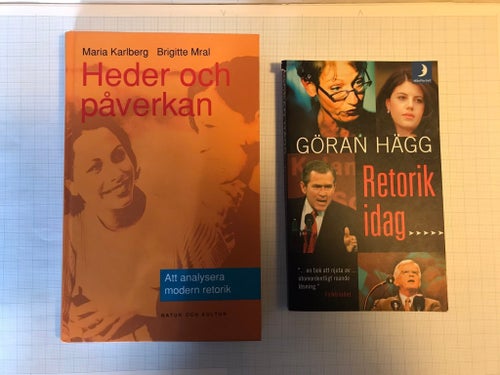 2 böcker om Retorik