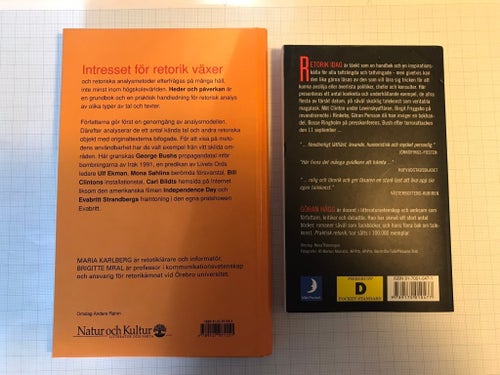 2 böcker om Retorik