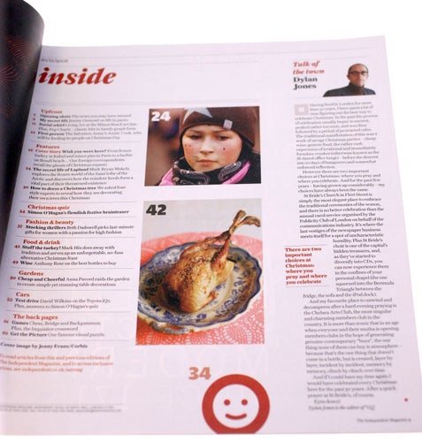 The Independent Magazine-Christmas issue-English-December 20th 2008-Weight 136g