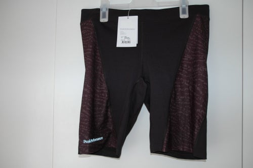 Nya Peak Performance träningsshorts blockprsh svarta storlek XL