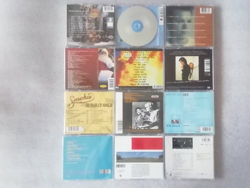 Stor CD-Samling 134 stycken. Kompletta Med Skiva / Skivor Omslag Fodral.