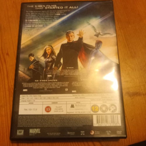 X-men, 3-film collection,trilogin! Nyskick!