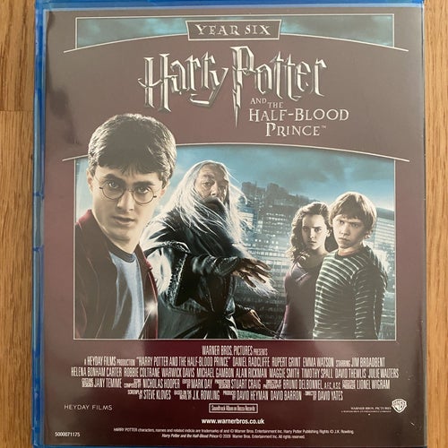 3 FILMER - Harry Potter Blu-ray: Fenixorden & Halvblodsprinsen del 1&2 - 1 ÄGARE