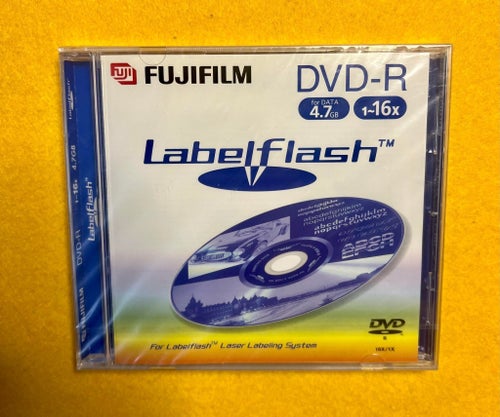 Fujifilm DVD-R 4.7GB Labelflash – Ny/Oöppnad i fodral