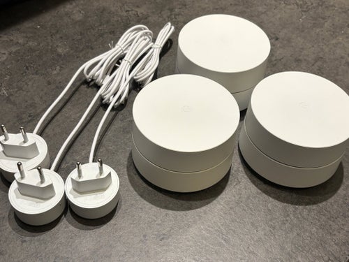 Google Wifi Mesh-system - 3 enheter
