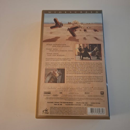 Star Wars I Det Mörka Hotet VHS