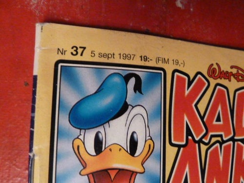 KALLE ANKA & CO, NR 37-1997, TIDNING