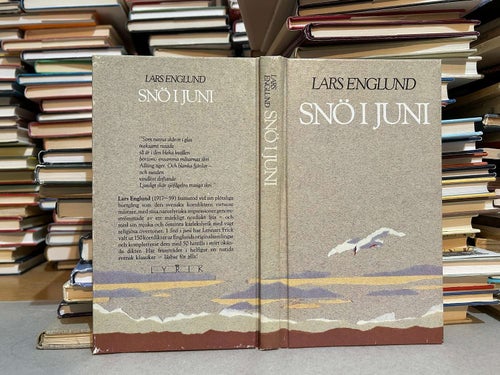 Snö i juni av Lars Englund. bok, Very fine plus